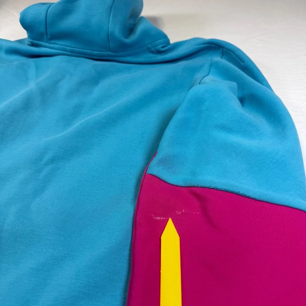 Nike Tech Fleece Full Zip Hoodie South Beach Color block Jacket Men's Size XL